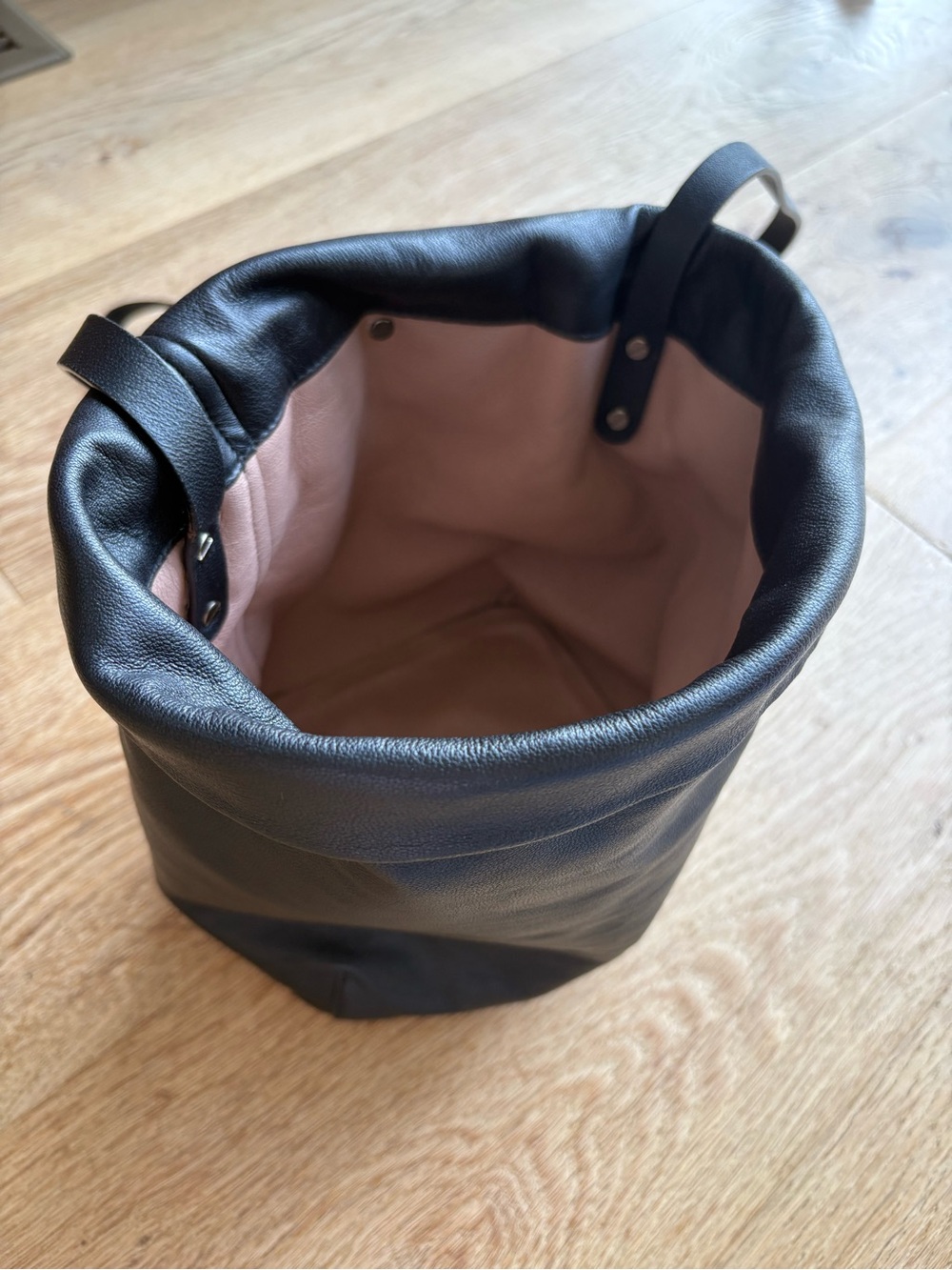 Jimmy Choo Lambskin Bucket Bag